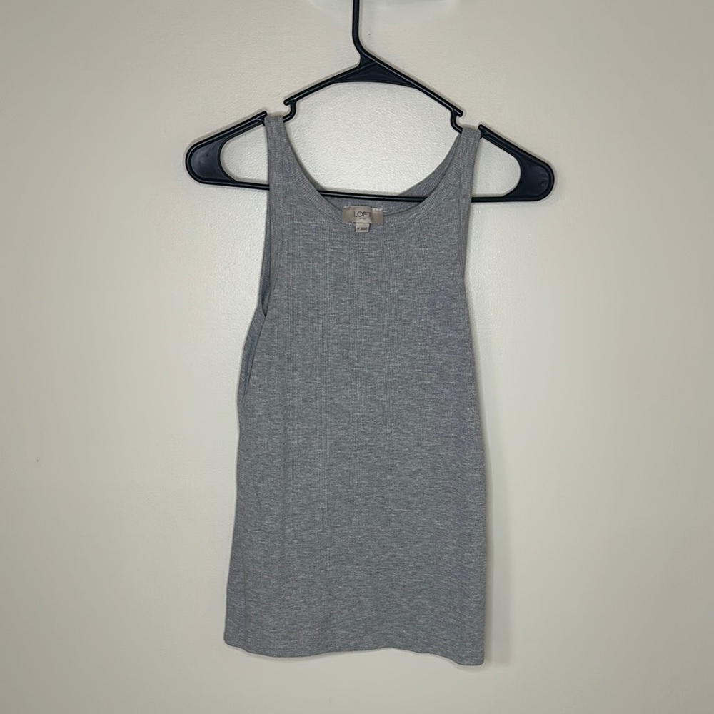 LOFT Gray Tank Top